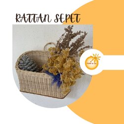 Rattan Duvar Sepeti