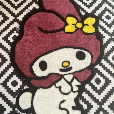 ✨ Hello Kitty & My Melody Tufting Halı  | El Yapımı | Kişiye Özel Dekoratif Rug  