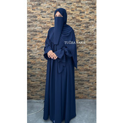 VERA ŞALLI TAKIM “ LACİVERT (İÇ PEÇE HEDİYE )