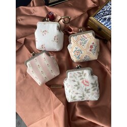 Vintage Kumaşlı Klipsli Cüzdanlar