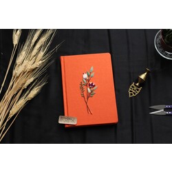 Turucu Lale Nakışlı Defter 