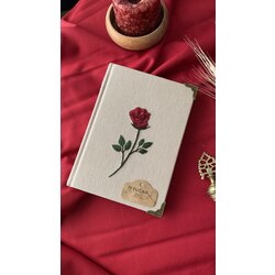Gül ~ Zeytin Dalı Nakışlı Defter