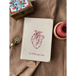 Anatomik Kalp Nakışlı Defter