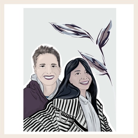 Couple Digital Illustration