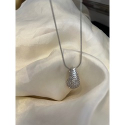 ÇELİK BOTTEGA UÇ KOLYE
