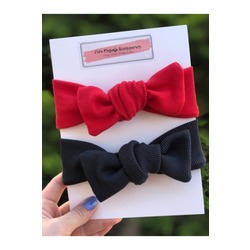 Bebek Fiyonk , Karışık renk 2 adet RİBANA Bandana