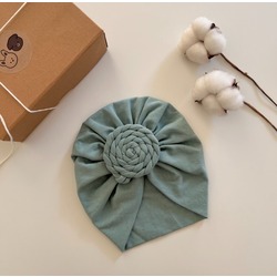 Bebek GülYeşil rengi Bone 