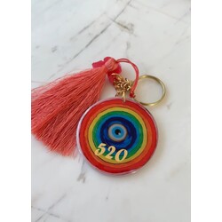 Rengarenk Nazarlıklı (520) Anahtralık