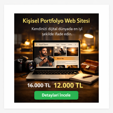 Kişisel Portfolyo Sitesi