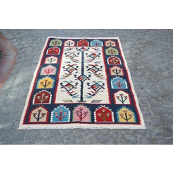 Oushak Rug, Turkish Rug, Vintage Rug, Area Carpet, kitchen Rug, Low Pile Rug, Home and Office Rug, 3
