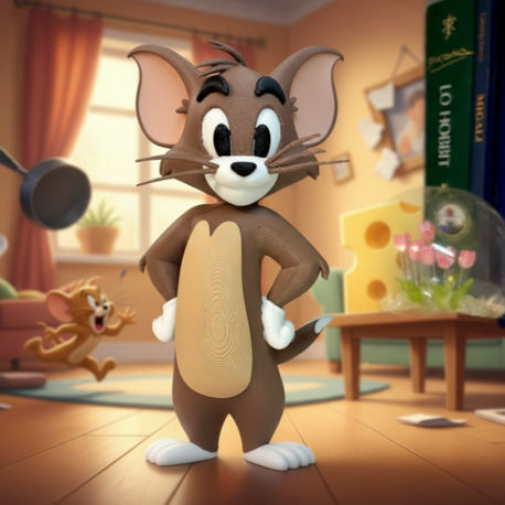  Tom Figürü – Koleksiyonluk 3D Baskı Model