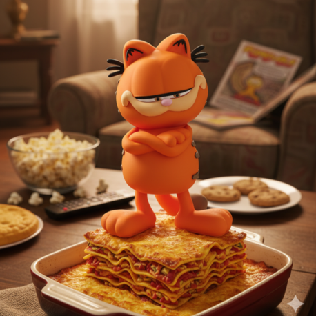  Garfield Figürü – Koleksiyonluk 3D Baskı Model