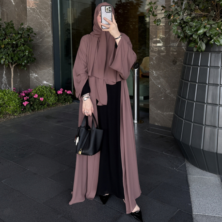 Lusea moca klasik abaya 