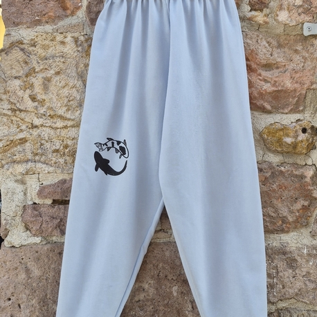 Koi Balığı Keten Pantolon