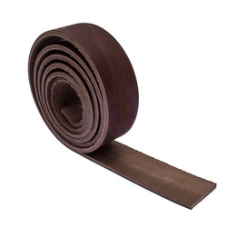 125-150 cm uzunlukta 3.8 cm genişliğinde kesilmiş şerit