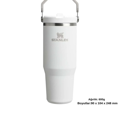 Stanley The IceFlow Flip Straw 2.0 Tumbler 0.89L / 30oz Frost Termos