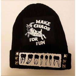 Beret  with Make Chaos for Fun patch