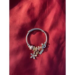 ÇELİK ÇİÇEK CHARMLI PANDORA