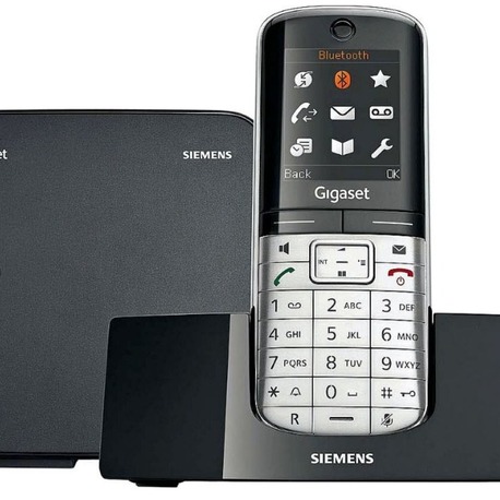 Gigaset SL400 Telsiz Telefon ve Baz istasyonu  (Prof. Model ,Renkli ekran , Sorunsuz)