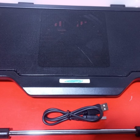 ADDISON Tek Fanlı Işıklı Notebook Laptop Soğutucu Fan ve Stand (Hafif sesli)