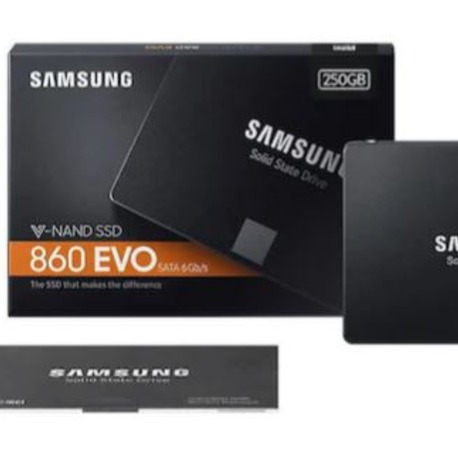 Samsung 860 EVO 250 GB SATA SSD (Sağlık 100 , Prof ürün , Sorunsuz , Performanslı , İkinci El)