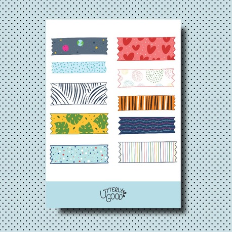 Washi Tape Seri 1 Sticker