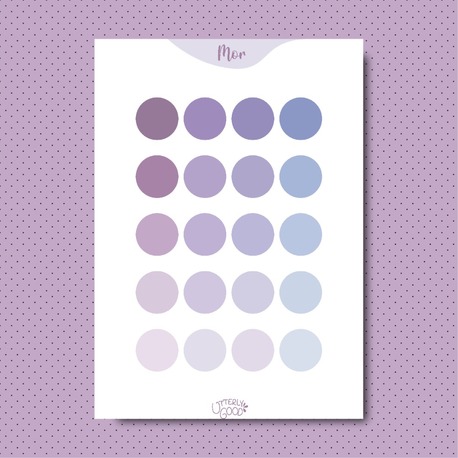Mor Palet Sticker