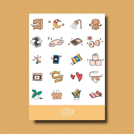 Günlük Rutin Sticker