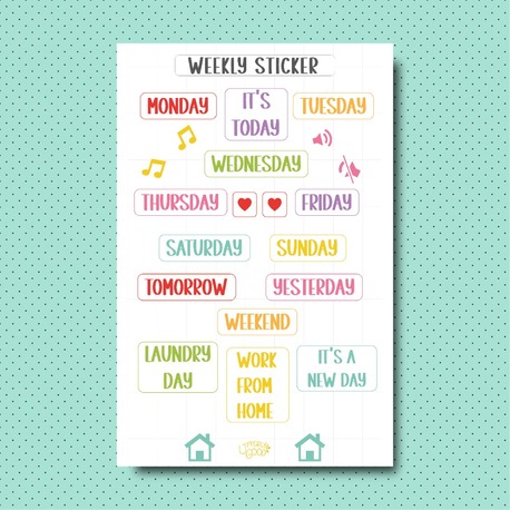 Weekl Mood Sticker