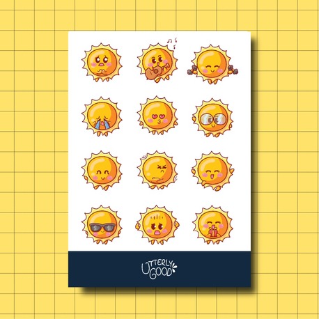 Güneş Emoji Sticker
