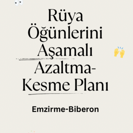 Rüya Öğünlerini Aşamalı Azaltma-Kesme Planı 