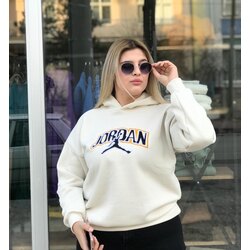 JORDAN 3 İPLİK ŞARDONLU OVERSİZE  SWEAT