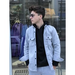 GRİ ODUNCU GÖMLEK