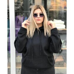 DÜZ RENK OVERSİZE SWEAT