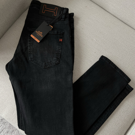 HRMS-regular fit-siyah jeans