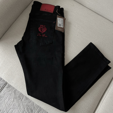 LP-regular fit-siyah jeans