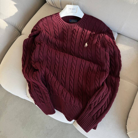Bordo-RL-Örgü Motifli