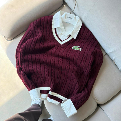 BORDO-LCST-V YAKA TRİKO