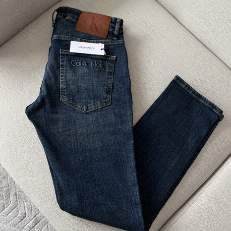 CK-slim fit-koyu mavi jeans