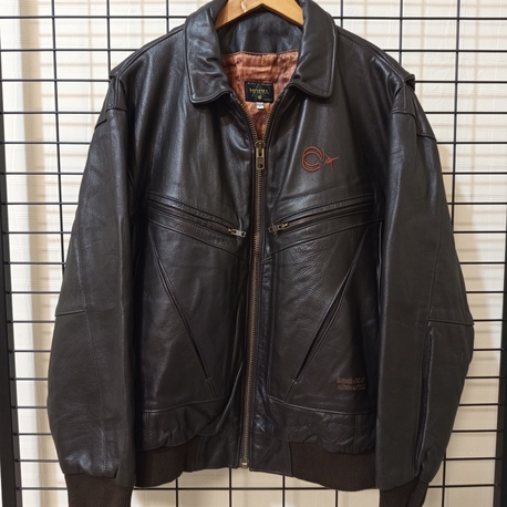 TRİUM HAKİKİ DERİ PİLOT BOMBER JACKET 