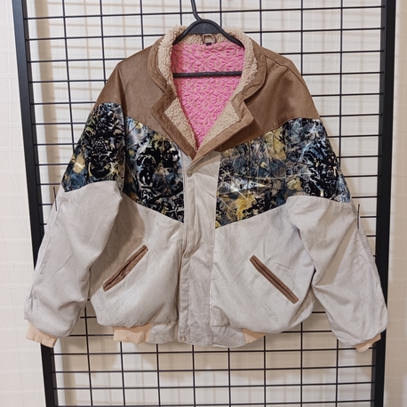 ŞIK DETAYLI VİNTAGE BOMBER JACKET 
