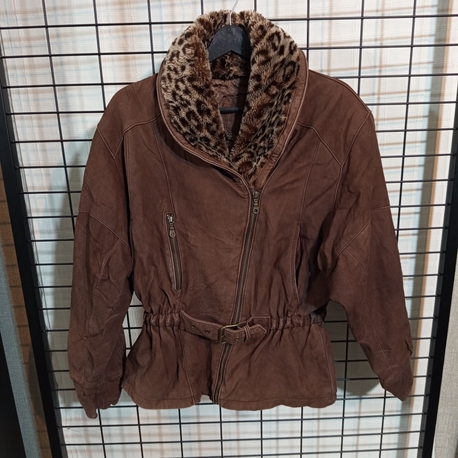 DERİMOD KÜRK DETAYLI VİNTAGE JACKET