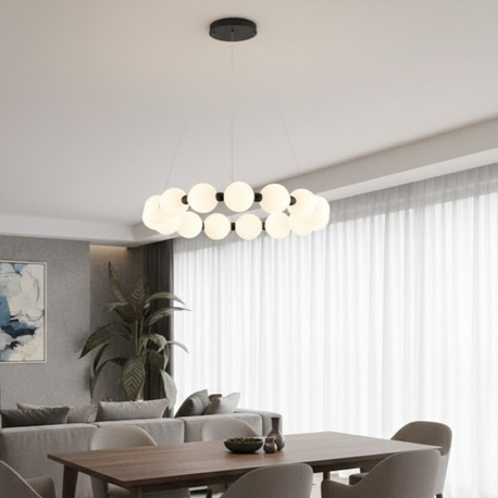 VonaLight 100 cm İnci Toplu Sarkıt Avize VN 83503