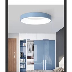 ECO LED AVİZE 40 cm 3 IŞIK RENKLİ MAVİ
