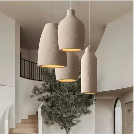 4LÜ BETON AVİZE KİRLİ BEYAZ