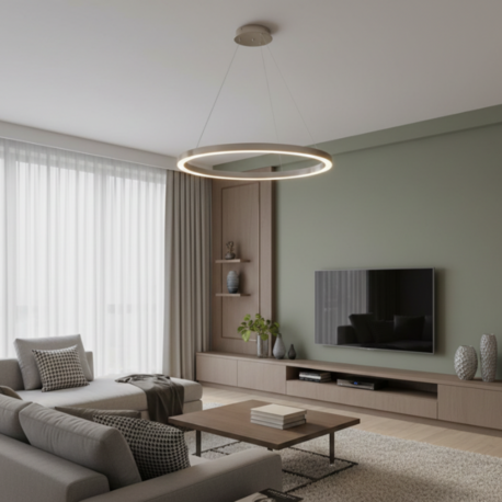 Led Sarkıt Avize Tekli Çember