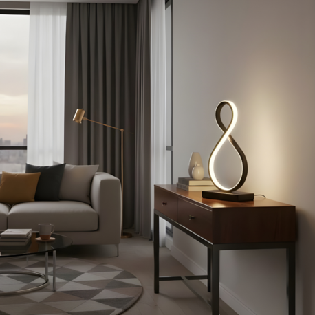 VONA_Sonsuzluk LED Masa Lambası 40cm
