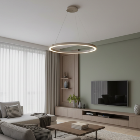 Led Sarkıt Avize Tekli Çember
