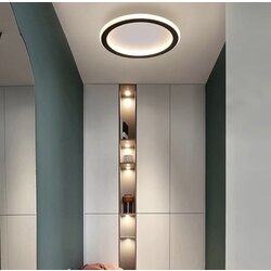 PLAFONYER LED AVİZE İÇE DIŞA IŞIKLI 30 ÇAP