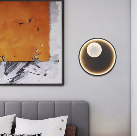 İÇE IŞIK LED AY APLİK 60 cm